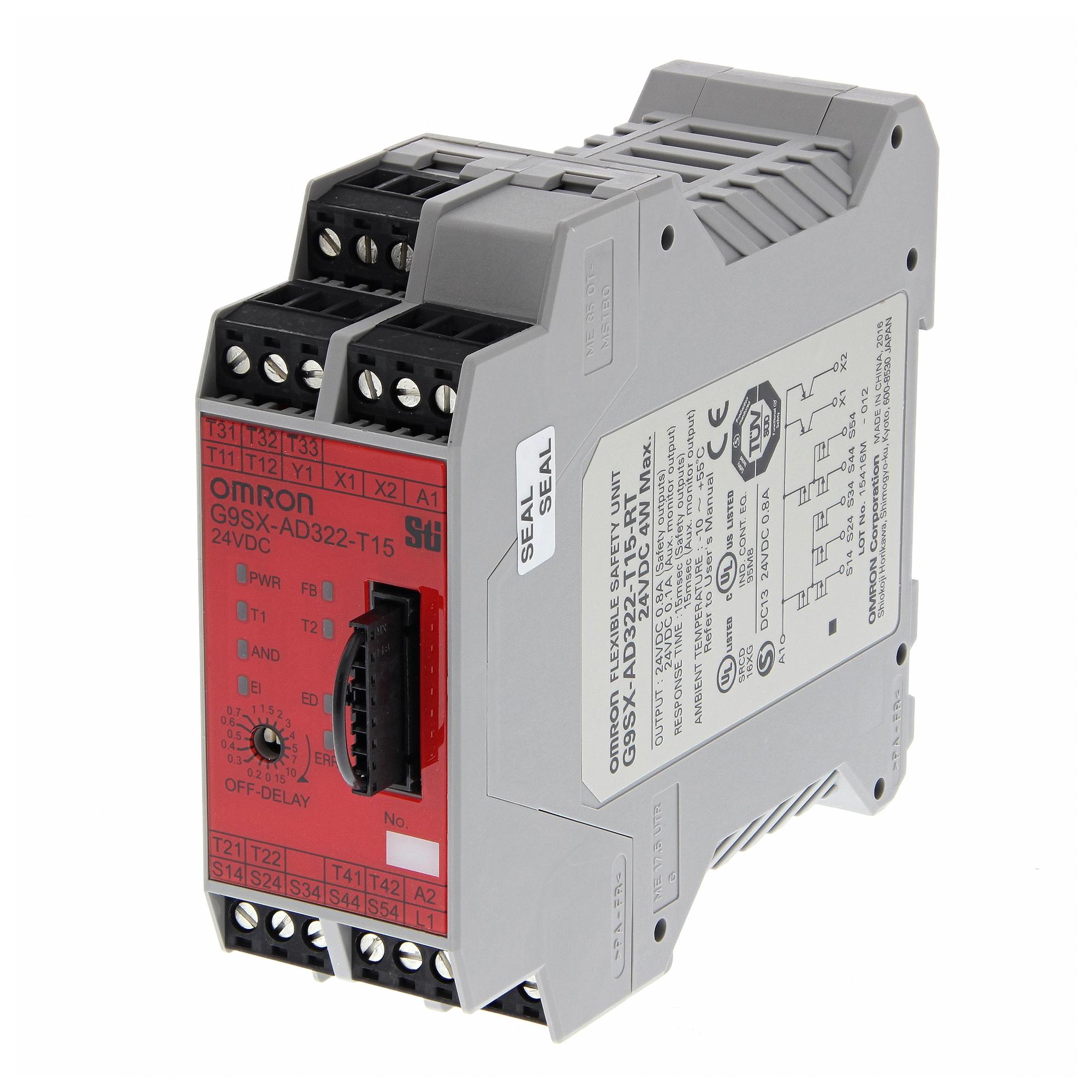 G9SX-AD322-T15-RT DC24 SAFETY RELAYS OMRON