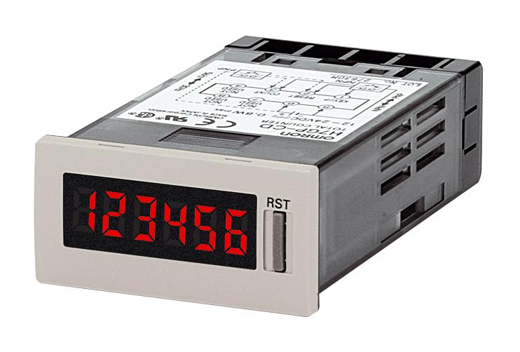 H7GP-CD TOTAL COUNTER, 6DIGIT, 8.5MM, 12-24VDC OMRON