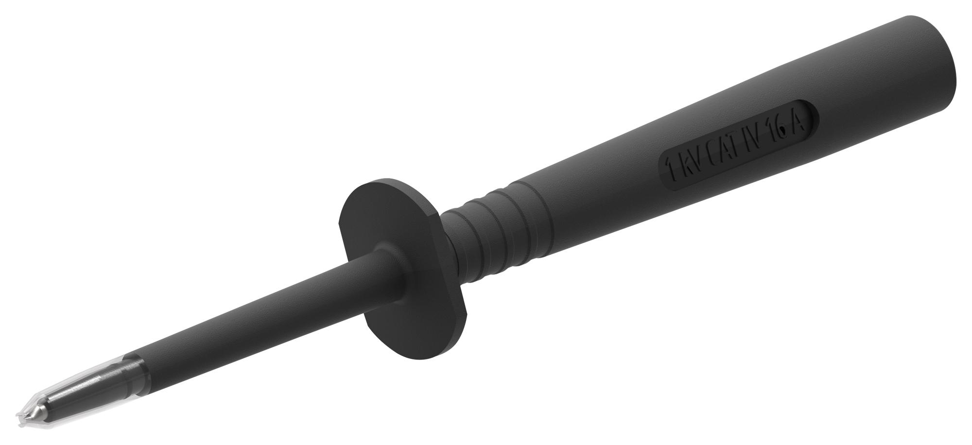 76-031 TEST PROBE, SHARP TIP BLACK TENMA