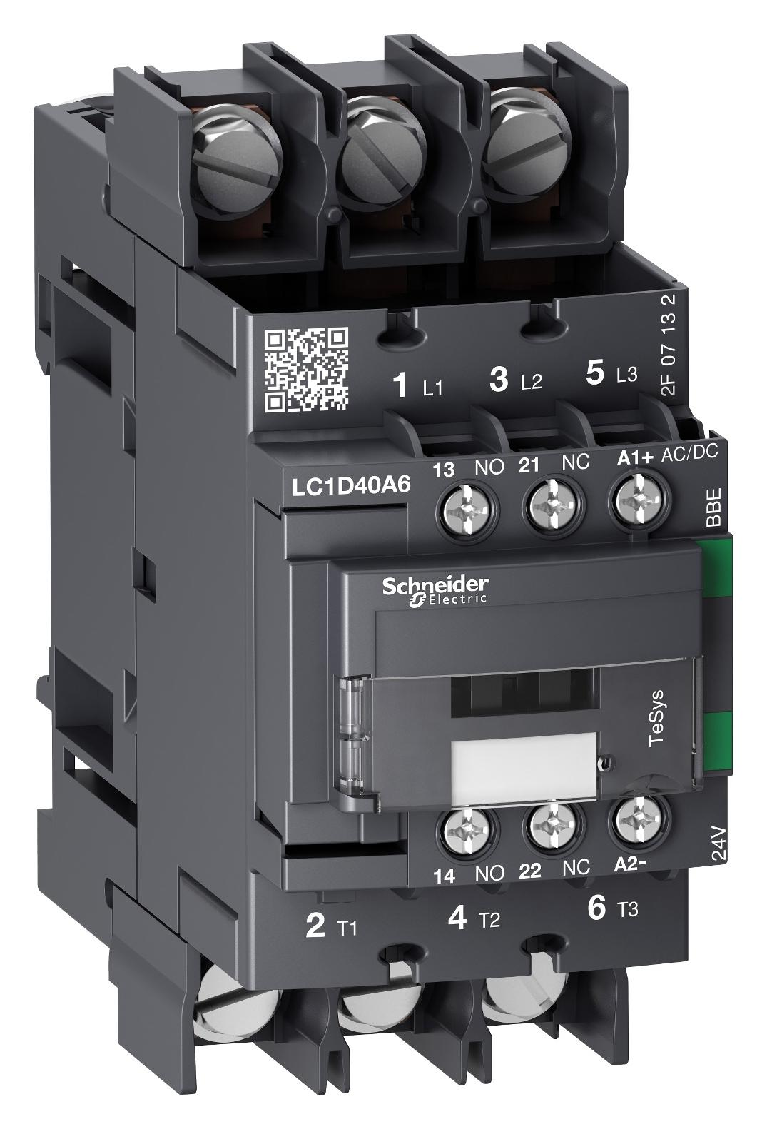 LC1D40A6BBE CONTACTORS SCHNEIDER ELECTRIC