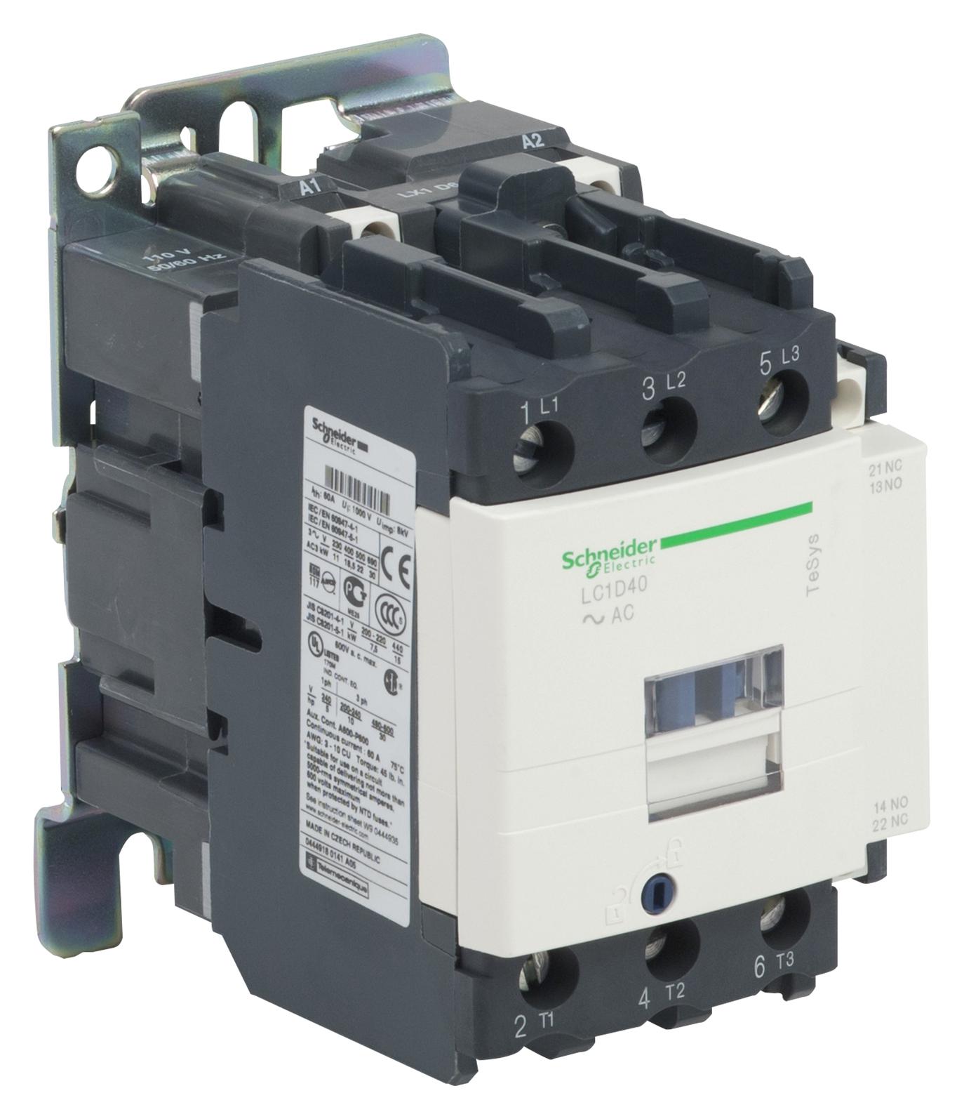 LC1D40P7S335 CONTACTORS SCHNEIDER ELECTRIC