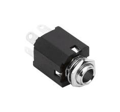 ACJMMVS2 1/4" PHONE AUDIO CONN, JACK, 2POS AMPHENOL SINE/TUCHEL