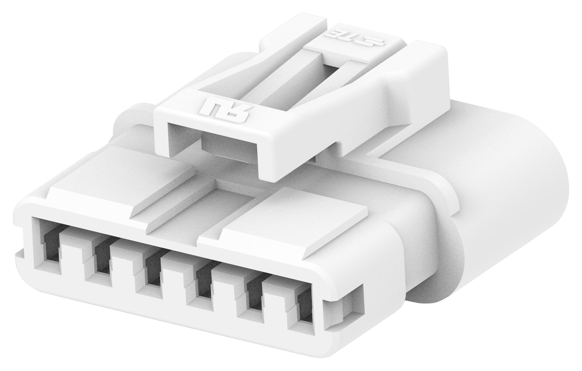 2321918-6 CONNECTOR HOUSING, PLUG, 6POS, 1ROW TE CONNECTIVITY