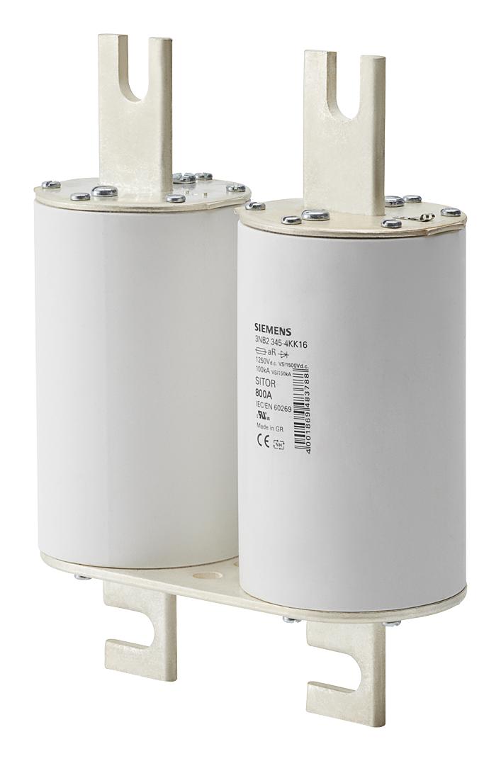 3NB2345-4KK16 HRC FUSE, 800A, 1.25KVDC, BLADE TAG SIEMENS