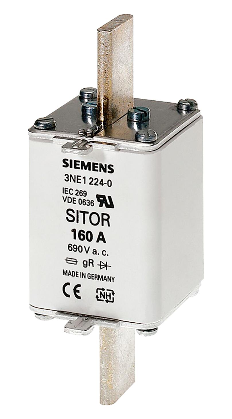 3NE1227-0 HRC FUSE, 250A, 690VAC, 250VDC, BLADE SIEMENS