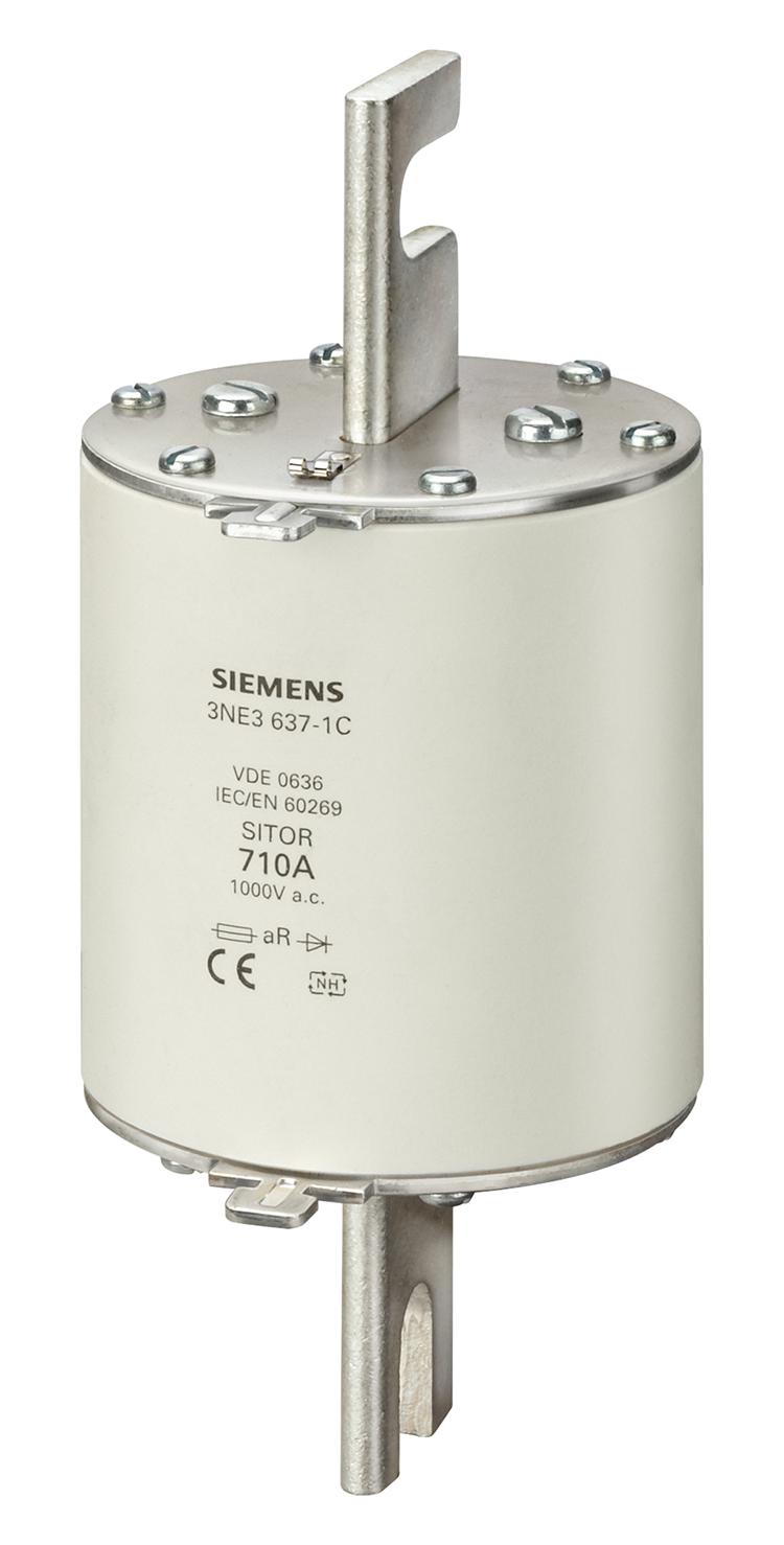 3NE3635-0C HRC FUSE, 450A, 1KVAC, 440VDC, BLADE TAG SIEMENS