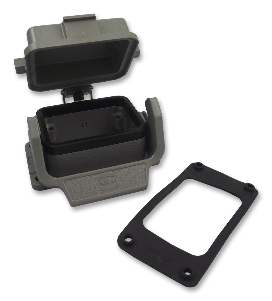 09 30 006 0302 HOUSING, BULKHEAD, HAN6B & COVER HARTING