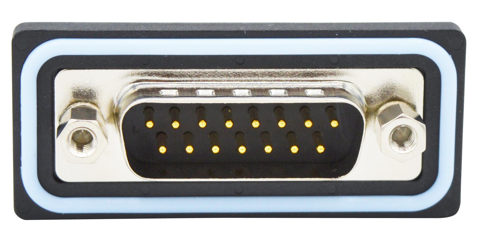 SDF-V15-113L052 D SUB CONN, PLUG, DA, 15POS, SOLDER NORCOMP