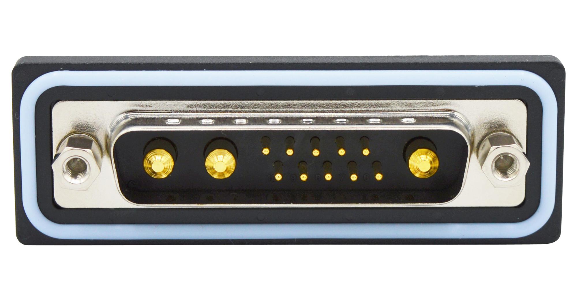 CDFV13W3113L252 COMBO D-SUB CONN, PLUG, DB-13W3, SOLDER NORCOMP