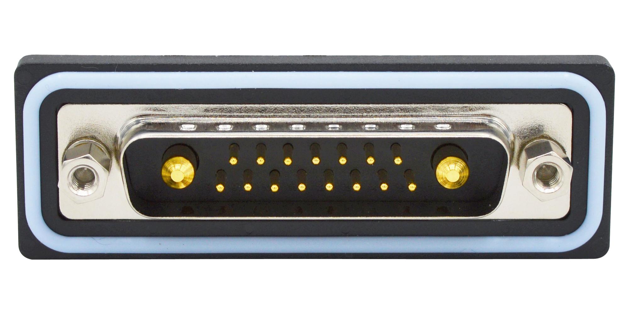 CDFV17W2113L252 COMBO D-SUB CONN, PLUG, DB-17W2, SOLDER NORCOMP