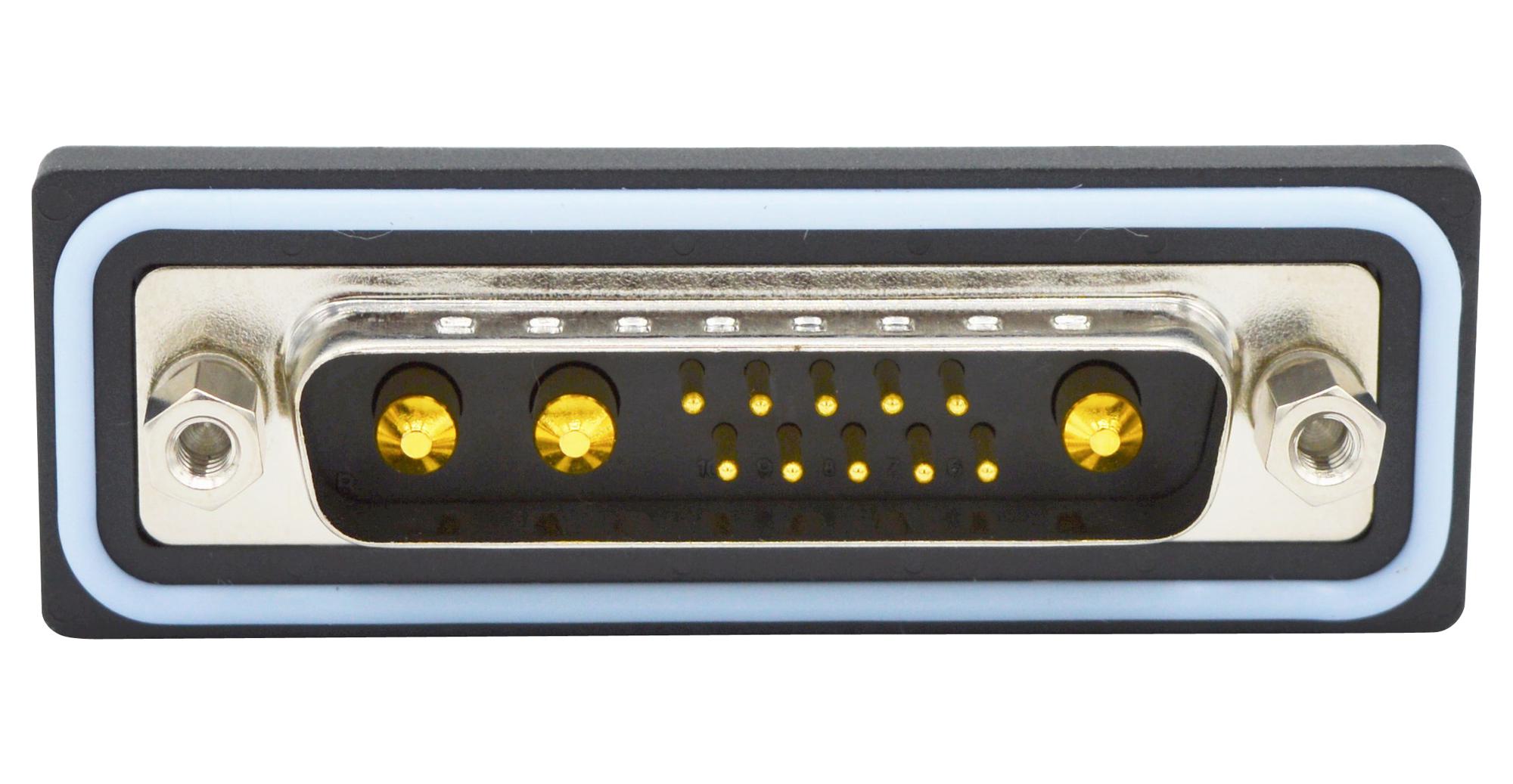 CDFR13W3113L212 COMBO D-SUB CONN, R/A PLUG, DB-13W3 NORCOMP