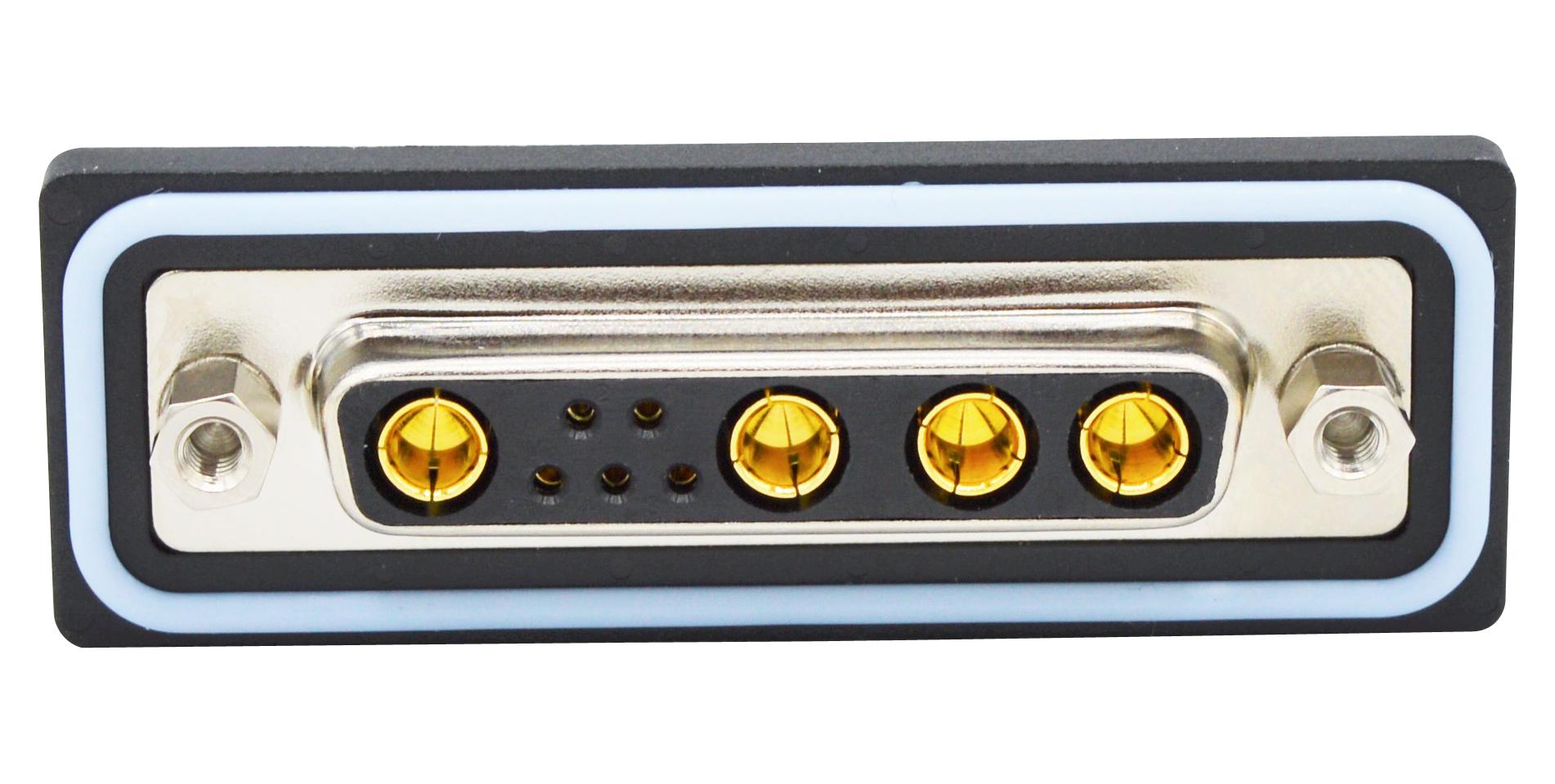 CDFR9W4213L462 COMBO D-SUB CONN, R/A RCPT, DB-9W4 NORCOMP