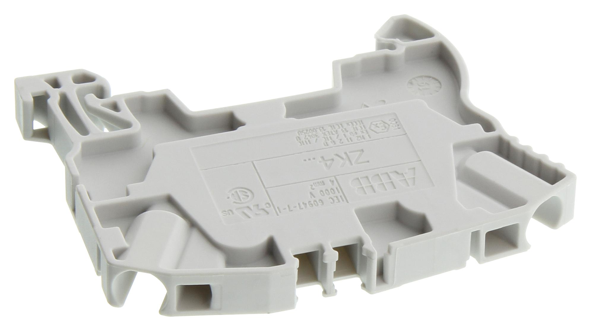 1SNK706010R0000 TERMINAL BLOCK, DINRAIL, 2POS, 10AWG ENTRELEC - TE CONNECTIVITY