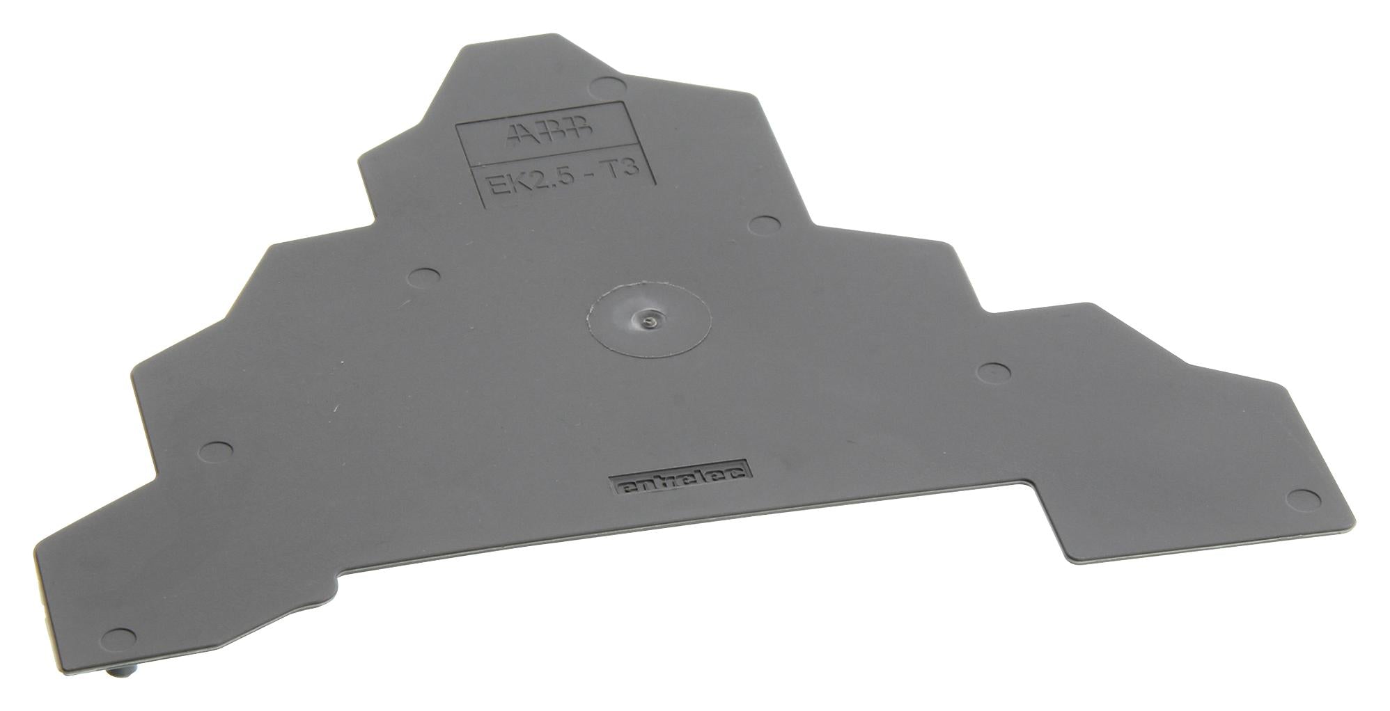 1SNK705961R0000 END SECTION COVER, GREY, TERMINAL BLOCK ENTRELEC - TE CONNECTIVITY