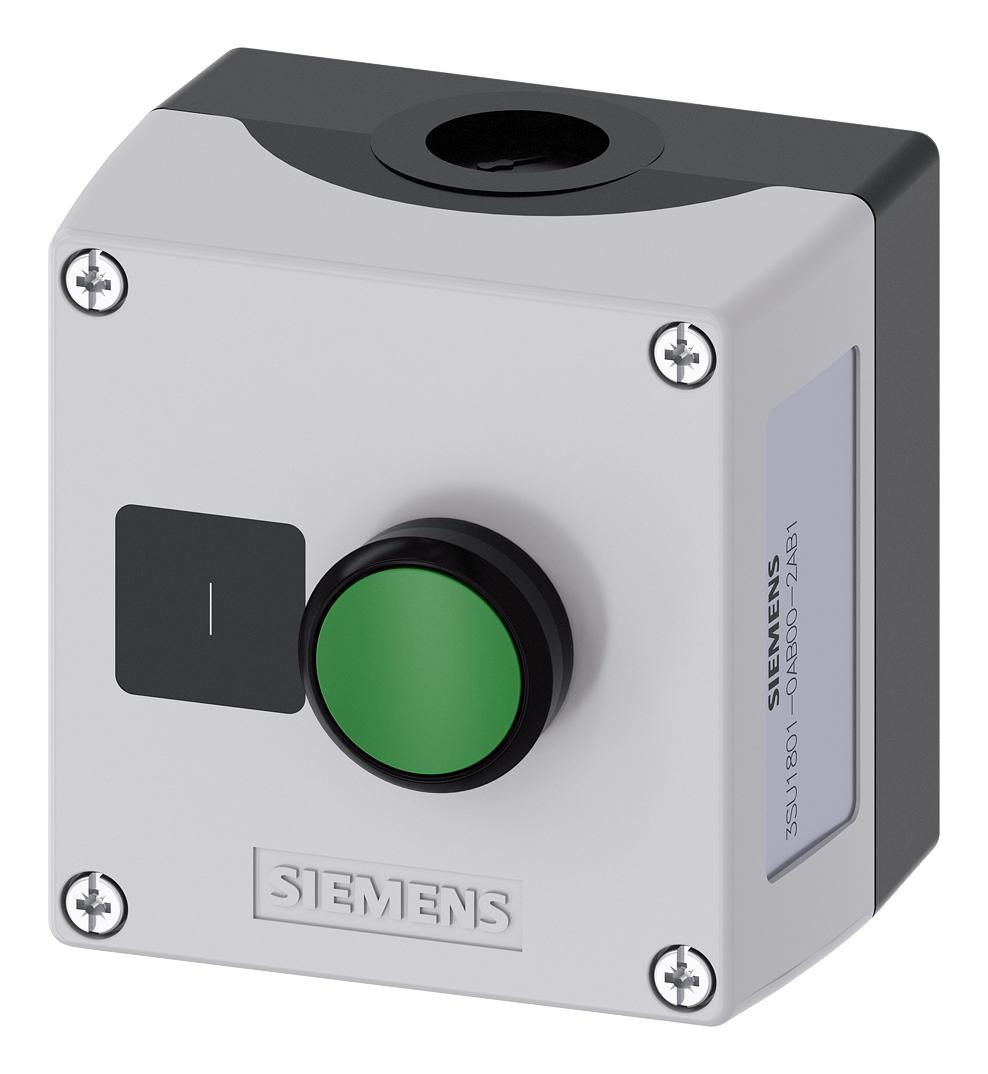 3SU1801-0AB00-2AB1 SW CONTROL STATION, SPST-NO, 1 POS SIEMENS