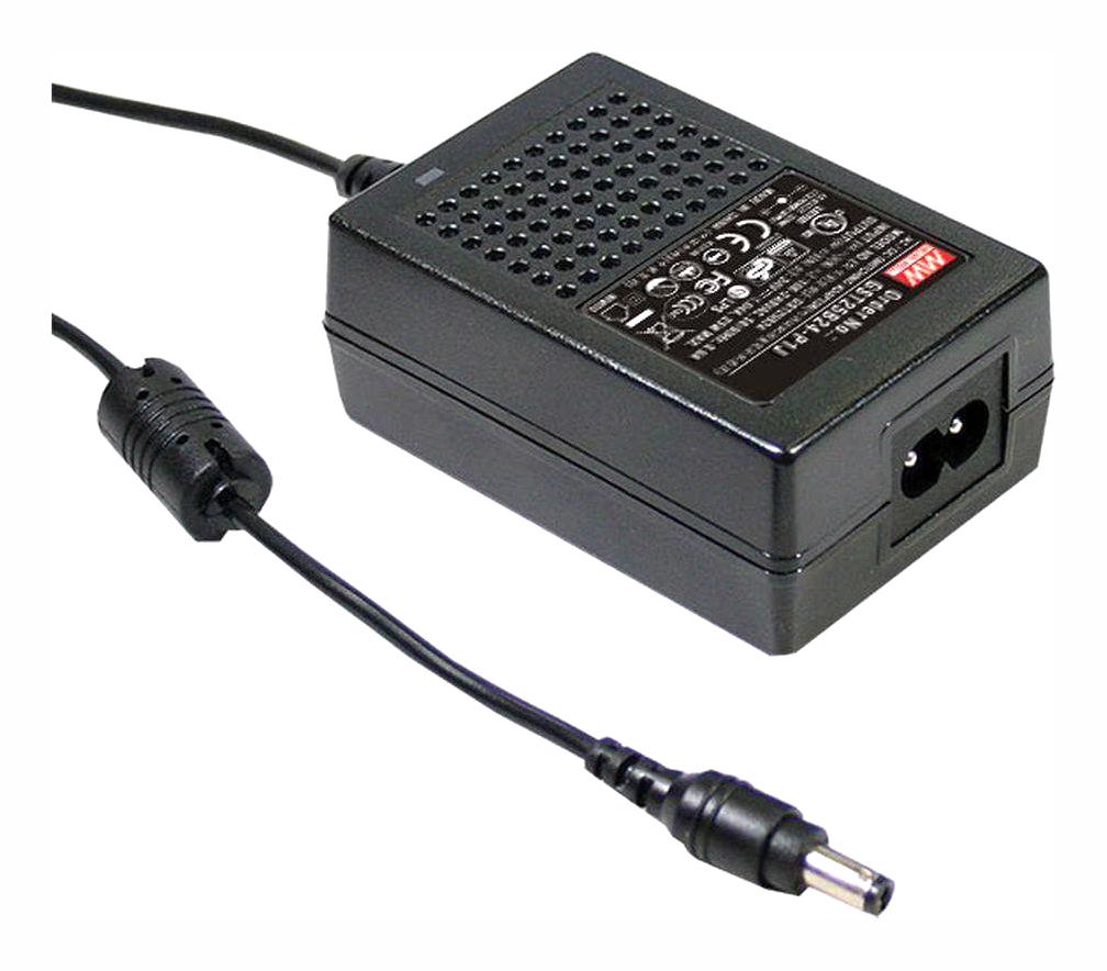 GST25B15-P1J ADAPTER, AC-DC, 15V, 1.66A MEAN WELL