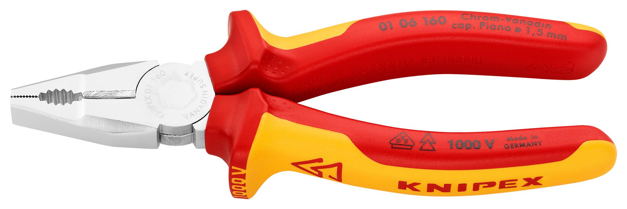 01 06 160 COMBINATION PLIER KNIPEX