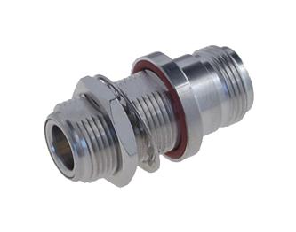 34_N-50-0-3/133_NE RF ADAPTER, N JACK-JACK, 50 OHM HUBER+SUHNER