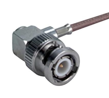 16_BNC-50-3-27/133_NE RF COAX CONN, BNC PLUG, 50 OHM, CABLE HUBER+SUHNER