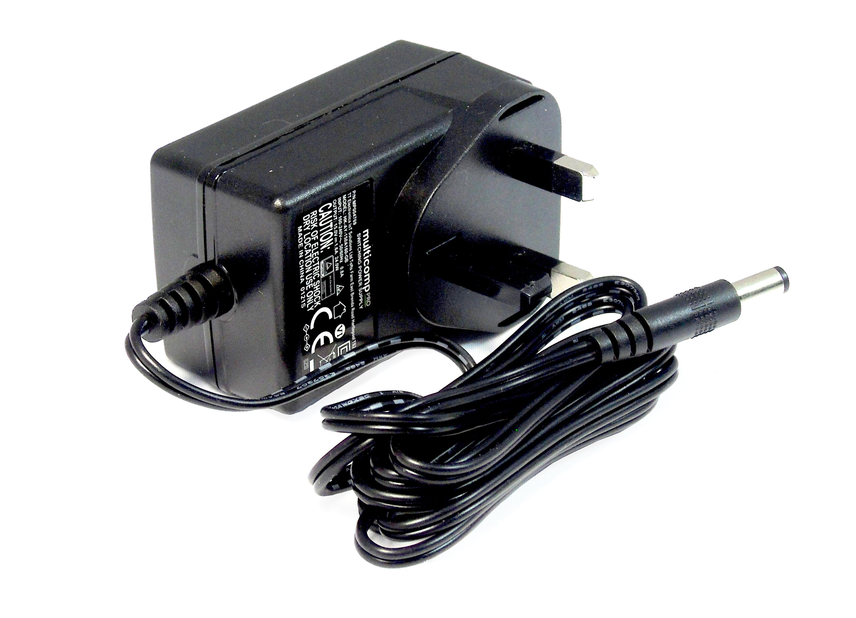MP004769 ADAPTER, AC-DC, 15V, 1.6A MULTICOMP PRO