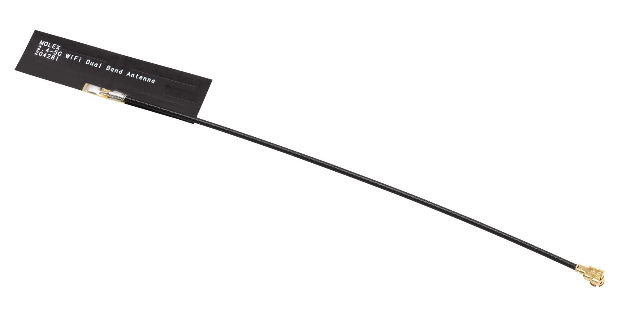 204281-1100 WIFI ANTENNA, 5.15-5.85GHZ, 3.3DBI MOLEX