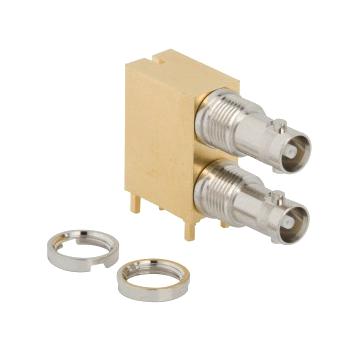 034-1131-12G RF COAX CONN, 2 PORT HD BNC JACK, 75 OHM AMPHENOL RF