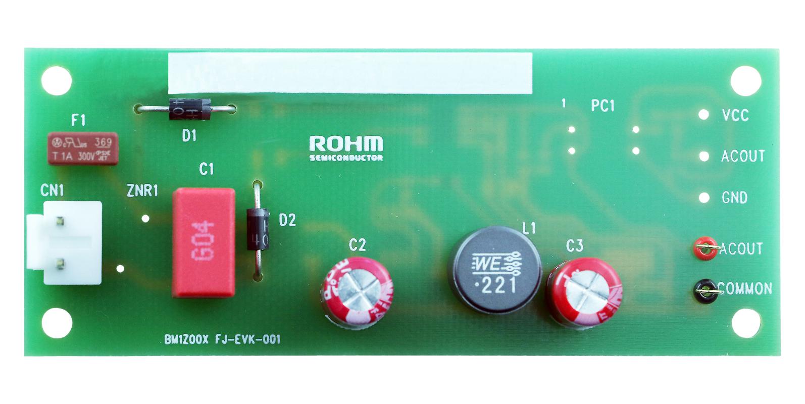 BM1Z002FJ-EVK-001 EVAL BOARD, AC VOLT ZERO CROSS DETECTION ROHM
