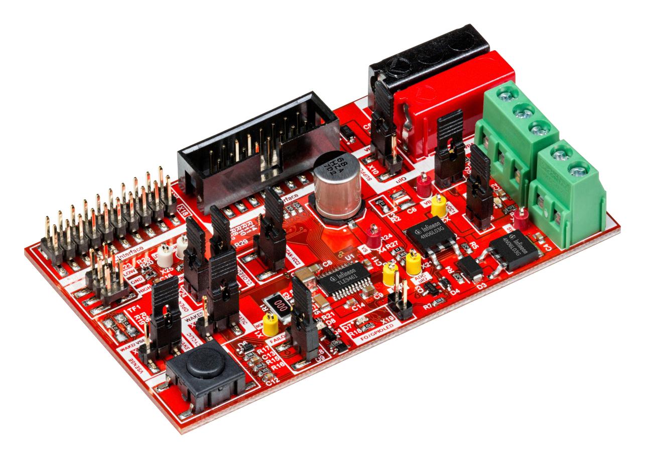 LITELDOSBCBOARDTOBO1 EVAL BOARD, SYSTEM BASIS CHIP INFINEON