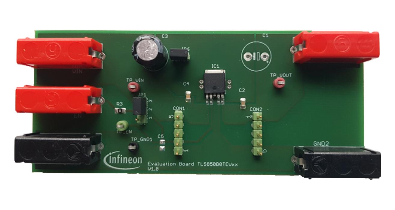 TLS850B0TE33BOARDTOBO1 DEMO BOARD, LOW DROPOUT LINEAR REGULATOR INFINEON