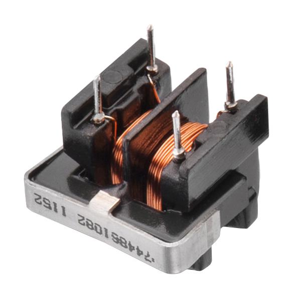 744861100 COMMON MODE POWER LINE CHOKE, 10MH/0.45A WURTH ELEKTRONIK