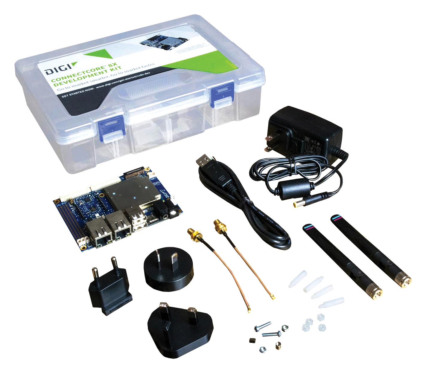 CC-WMX8-KIT SBC DEV KIT, ARM CORTEX-A35/M4F MPU DIGI INTERNATIONAL