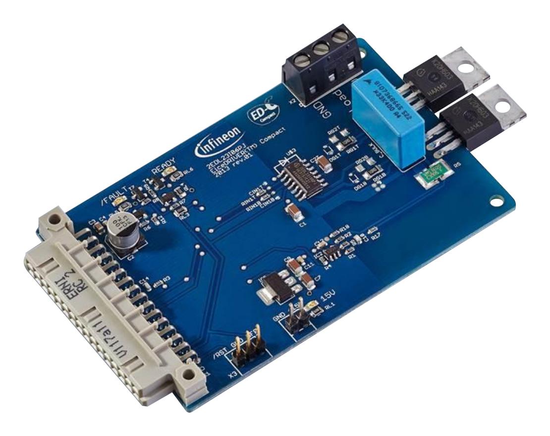 EVAL2EDL23I06PJTOBO1 EVALUATION BOARD, IGBT GATE DRIVER INFINEON