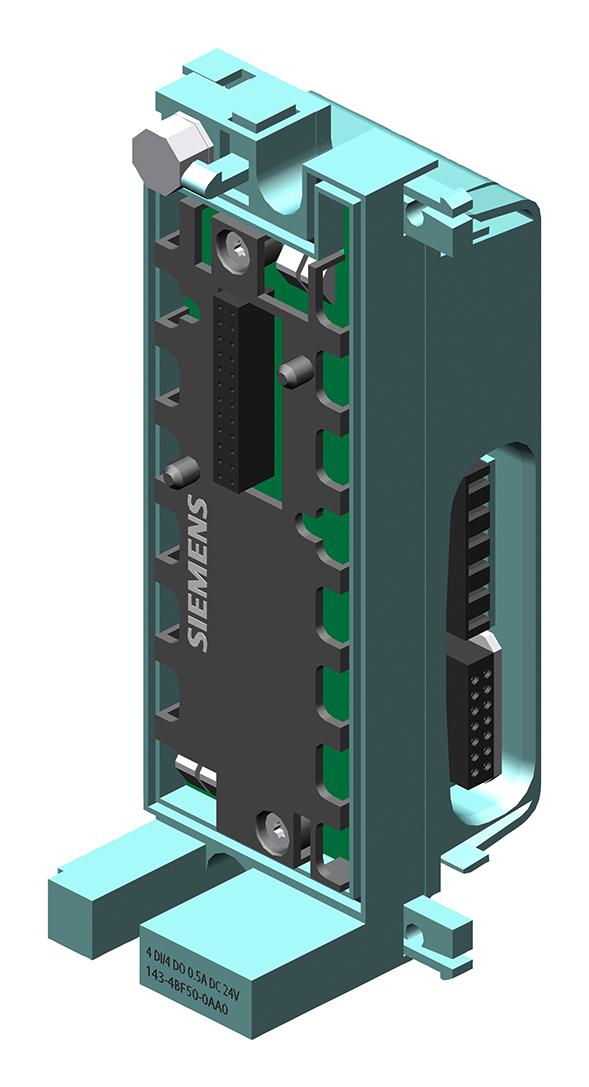 6ES7143-4BF50-0AA0 DIGITAL I/O MODULE, 4 INPUT, 4 OUTPUT SIEMENS