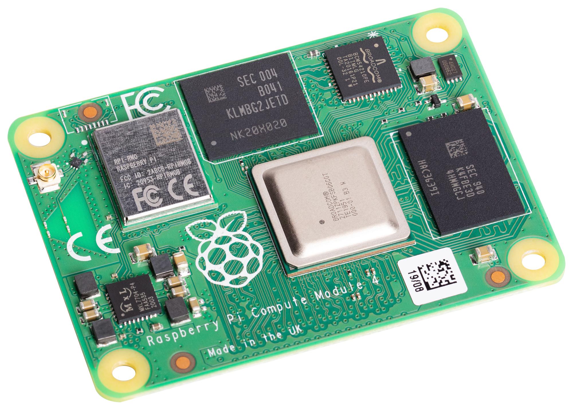 CM4104008 RPI MODULE 4, 4GB RAM, 8GB EMMC, WIFI RASPBERRY-PI
