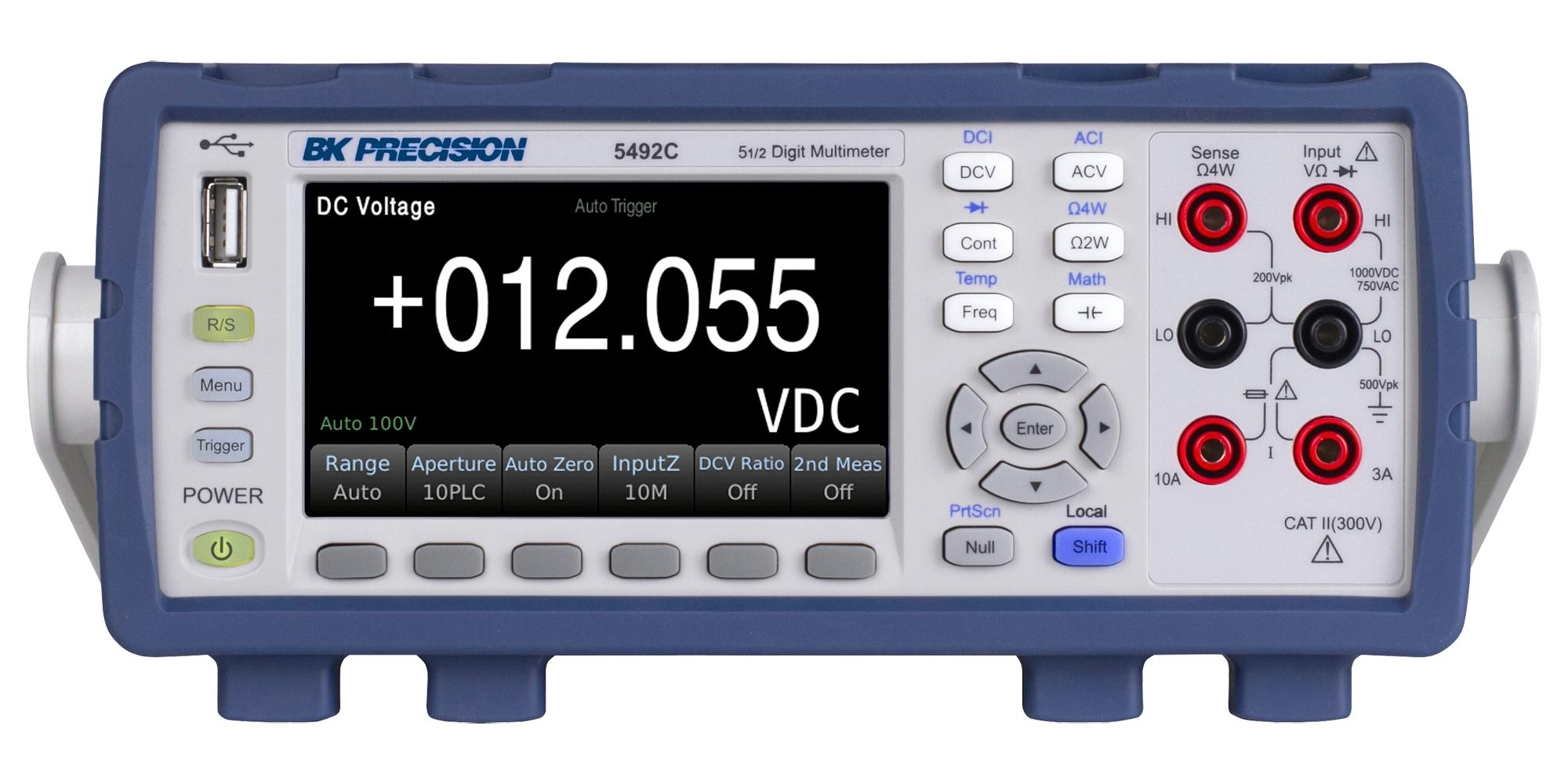 BK5492C DIGITAL MULTIMETER, 5.5DIGIT, 1KV, 10A B&K PRECISION