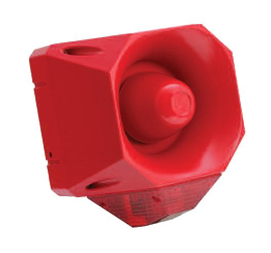 7021121FUL-0004X BEACON, RED, 120DBA, 42 TONE, FLASH FULLEON