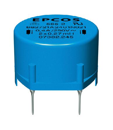 B82721A2602N020 POWER LINE CHOKE, RING CORE, 200UH, 6A EPCOS