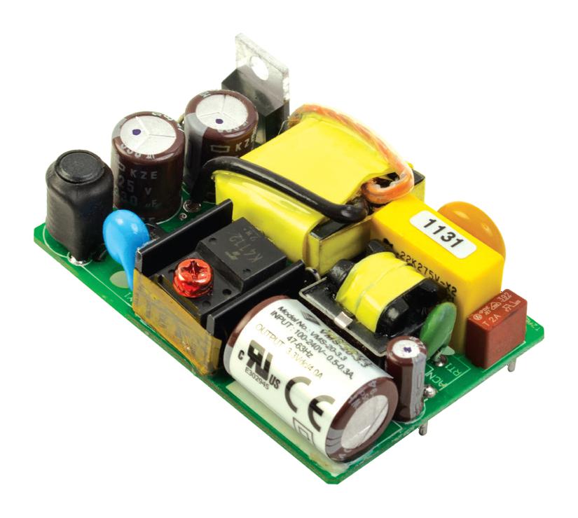 VMS-20-24 POWER SUPPLY, MEDICAL, 24V, 0.9A CUI