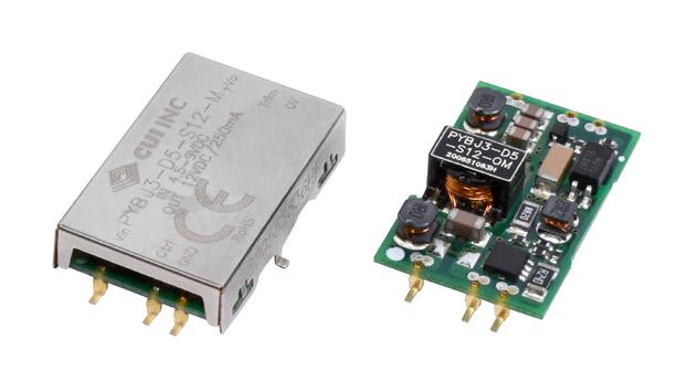 PYBJ3-D24-S5-M DC-DC CONVERTER, 5V, 0.6A CUI