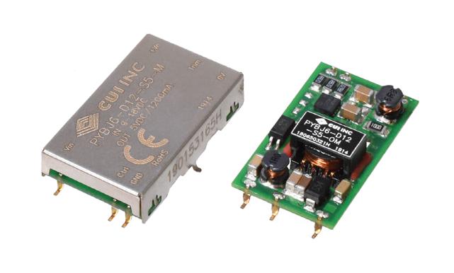 PYBJ6-D12-S15-M DC-DC CONVERTER, 15V, 0.4A CUI