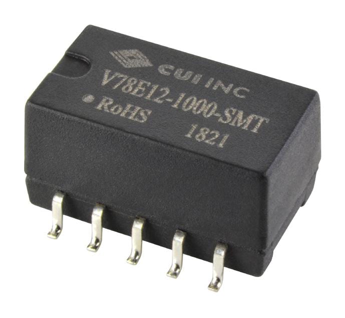 V78E06-1000-SMT-TR DC-DC CONVERTER, FIXED, ADJ, 6.5V CUI