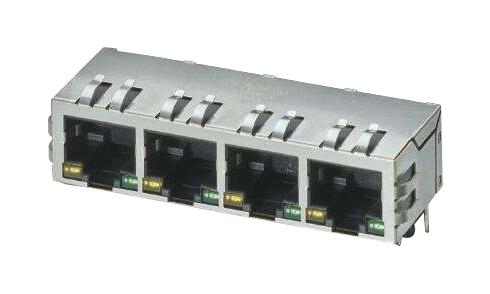1149616 RJ45 CONN, R/A JACK, 8P8C, 4PORT, TH PHOENIX CONTACT