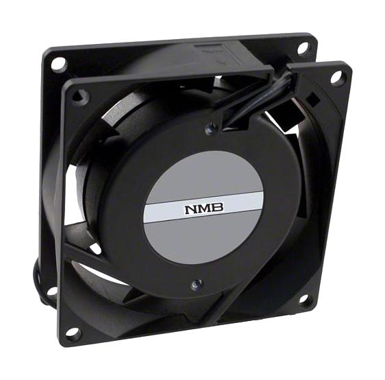 08025MB-A1L-AA-00 AXIAL FAN, 80MM, 115VAC, 20.1CFM, 24DB NMB TECHNOLOGIES