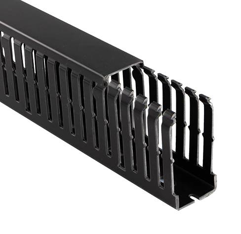 10490053Y NARROW SLOT DUCT, PVC, BLK, 50X50MM BETADUCT