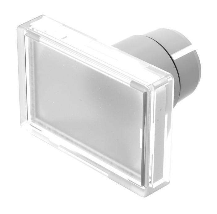 22-903.7 LENS, PLASTIC, RECTANGULAR, TRANSPARENT EAO