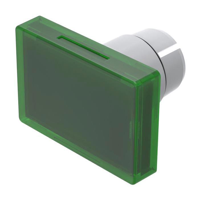 22-903.5 LENS, RECTANGULAR, GREEN EAO