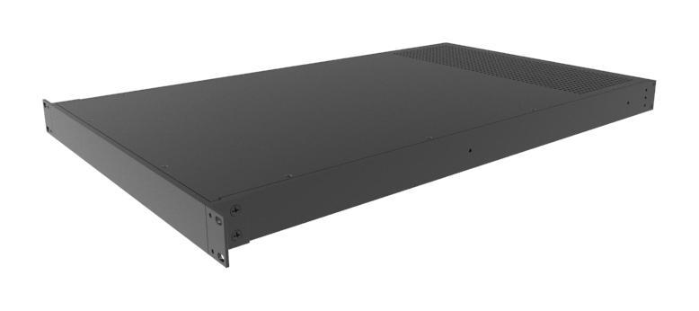 RM1U1928VBK 19" CABINET, ALUM, 421.64X711.2X44.45MM HAMMOND