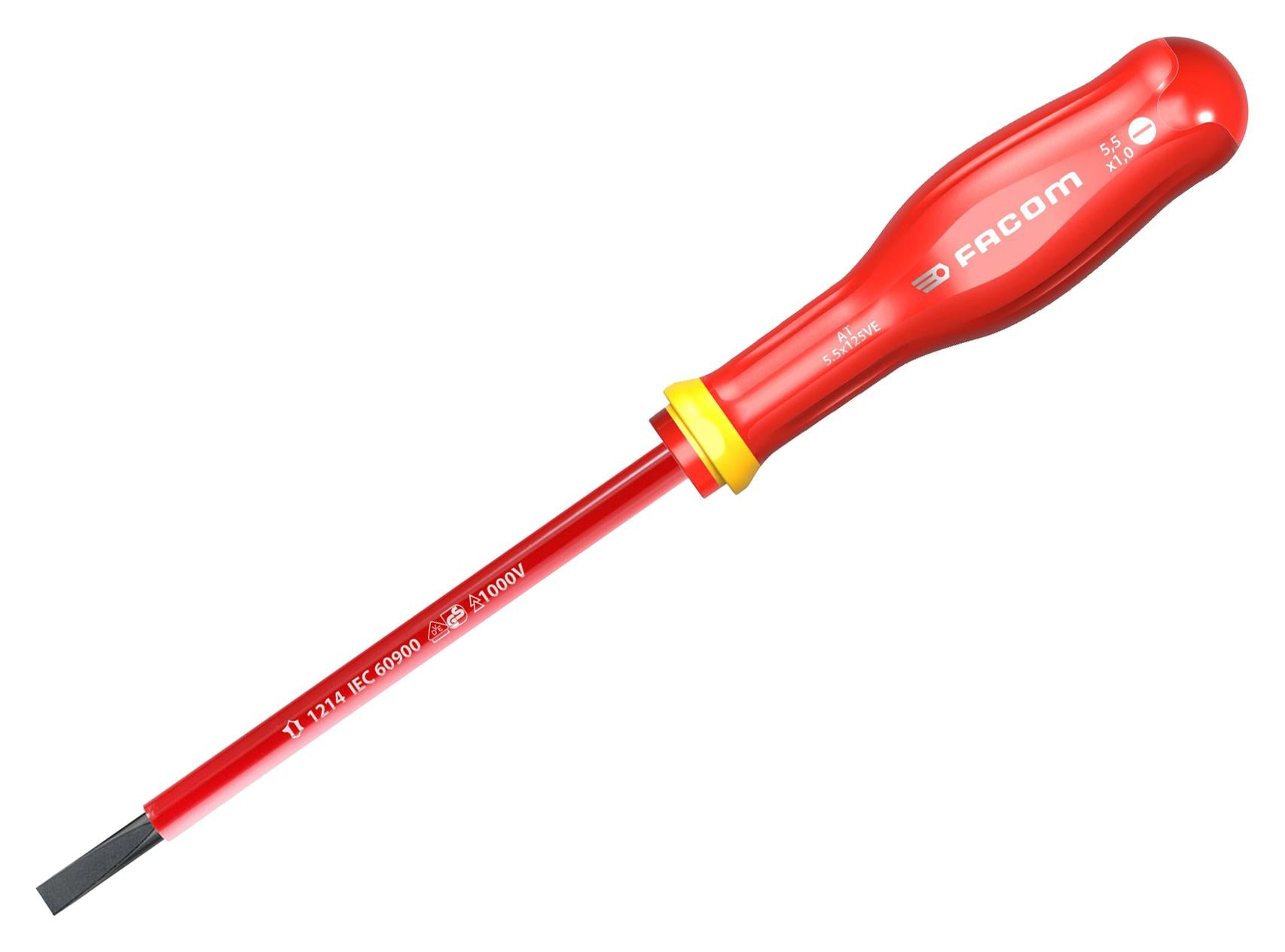 AT5.5X150VE SCREWDRIVER, SLOT, 5.5MM, 150MM FACOM