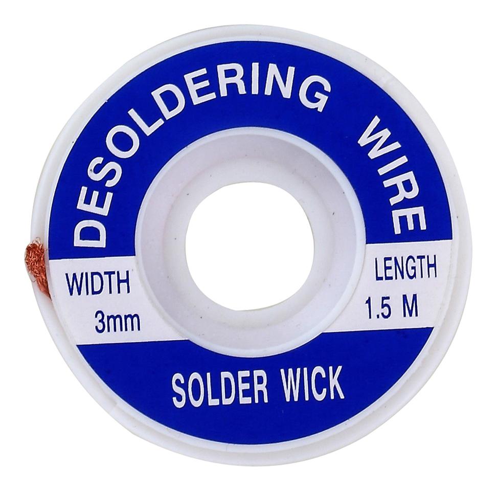 MP740696 DESOLDERING BRAID, COPPER, 3MM X 1.5M MULTICOMP PRO