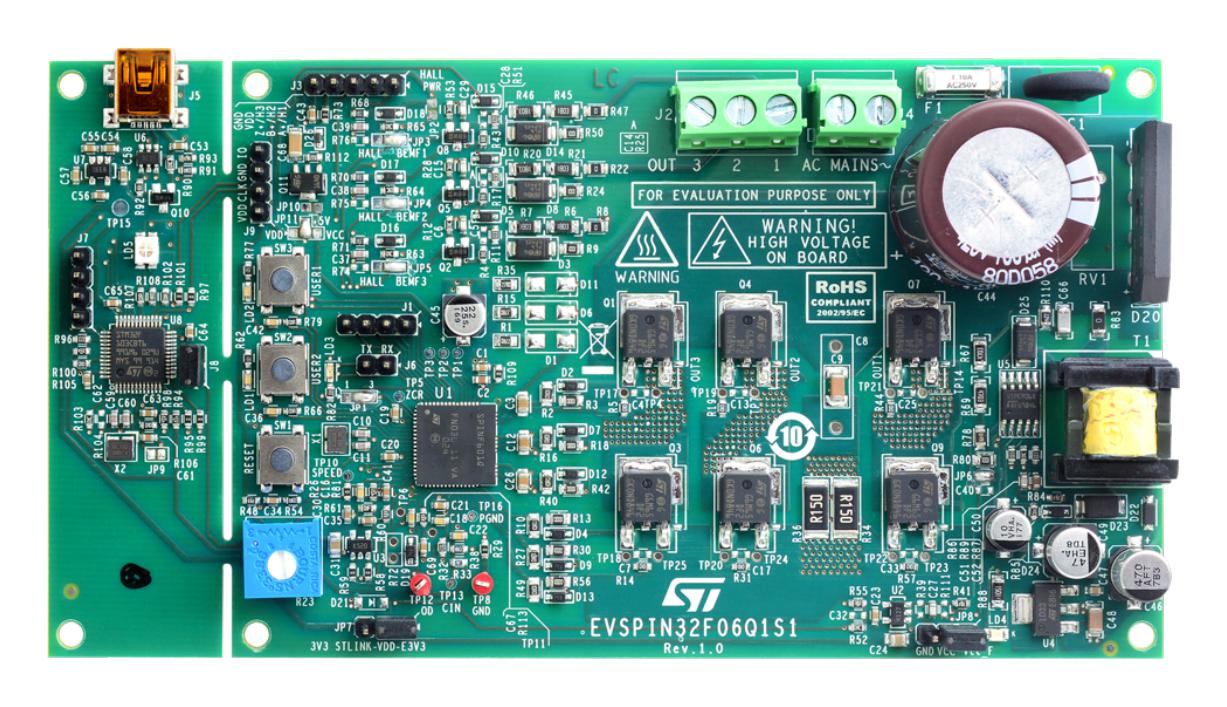 EVSPIN32F06Q1S1 EVAL BOARD, 3PH PMSM/BLDC MOTOR INVERTER STMICROELECTRONICS